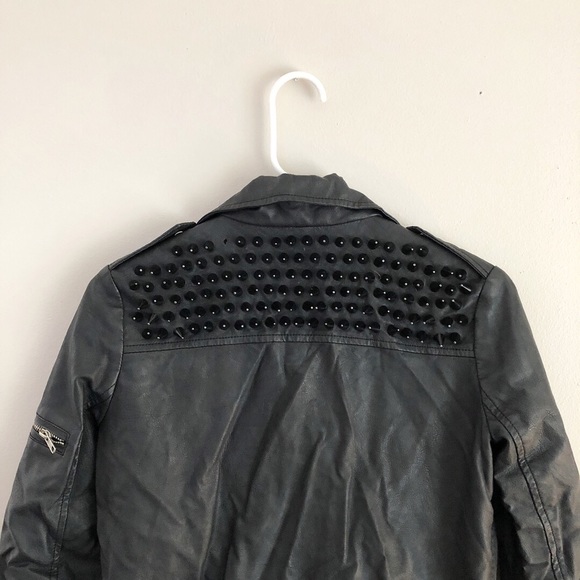 UNIF Spiked Leather Jacket - Picture 6 of 7
